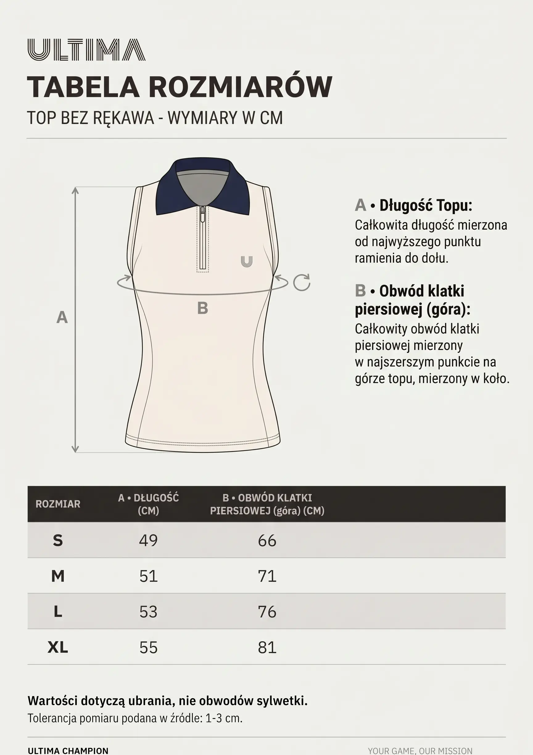 ULTIMA top polo CLASSIC - obrazek 2